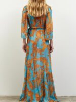 BSB Μάξι Εμπριμέ Κρουαζέ Φόρεμα - Image 5