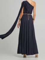 Μάξι Πλισέ Φόρεμα Μ Έναν Ώμο - Image 2