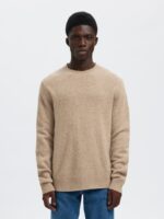 SELECTED HOMME Slhneil ls Knit Neps Crew Neck