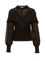 Πουλόβερ Με Τούλινα Μανίκια Και Χάντρες - Image 4