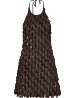 Μίνι Εξώπλατο Φόρεμα Με Παγιέτες - Image 3