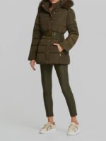 Μπουφάν Με Κουκούλα Και Faux Γούνα - Image 3