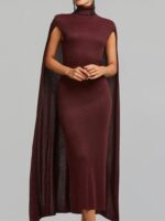 Lurex Ζιβάγκο Φόρεμα Με Κάπα