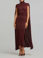 Lurex Ζιβάγκο Φόρεμα Με Κάπα - Image 2