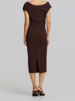 Μίντι Φόρεμα Με Ασυμμετρία Και Σούρες - Image 3