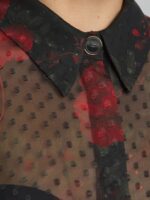 Σεμιζιέ Εμπριμέ Φόρεμα με όψη μουσελίνας - Image 3