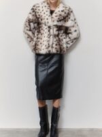 Κοντή Γούνα Με Ρrint - Image 2
