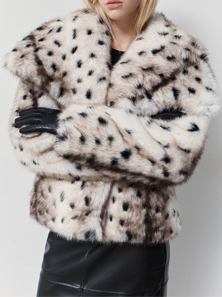 BSB_ 054_119011_801 Κοντή Γούνα Με Ρrint - Image 1