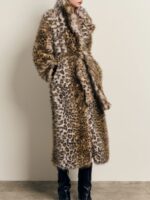 Μακριά Animal Print Γούνα - Image 3