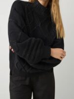 Πουλόβερ Ζιβάγκο Με Χοντρή Πλέξη Και Στρας - Image 3