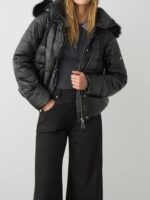 Puffer Mπουφάν Mε Aποσπώμενη Kουκούλα