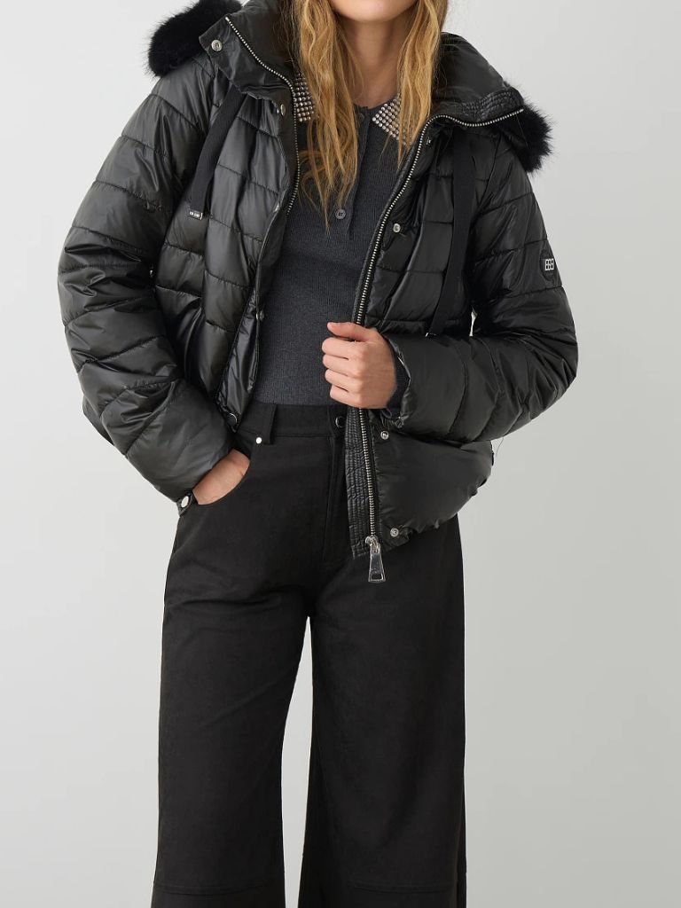 BSB_054_217010_323 (1) Puffer Mπουφάν Mε Aποσπώμενη Kουκούλα - Image 1