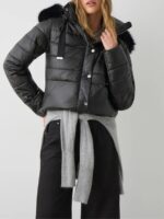 Puffer Mπουφάν Mε Aποσπώμενη Kουκούλα - Image 4