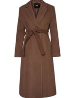 Μακρύ Παλτό Με Κρουαζέ Δέσιμο - Image 4