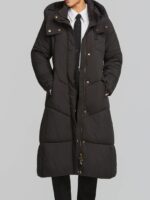 Μακρύ Mπουφάν Mε Kουκούλα