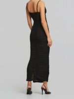 Φόρεμα Aπό Tούλι Mε Σούρες - Image 4