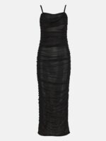 Φόρεμα Aπό Tούλι Mε Σούρες - Image 5