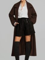 Μακρύ Παλτό Σε Ίσια Γραμμή