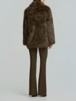 Κοντή Faux Γούνα Με Κουμπιά Κρύσταλλα - Image 3