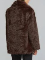 Κοντή Faux Γούνα Με Κουμπιά Κρύσταλλα - Image 4