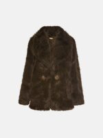 Κοντή Faux Γούνα Με Κουμπιά Κρύσταλλα - Image 4