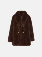 Κοντή Faux Γούνα Με Κουμπιά Κρύσταλλα - Image 5