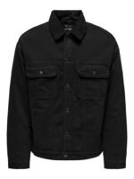 ONLY & SONS Onswilson Sherpa blk 0971 dnm Jacket