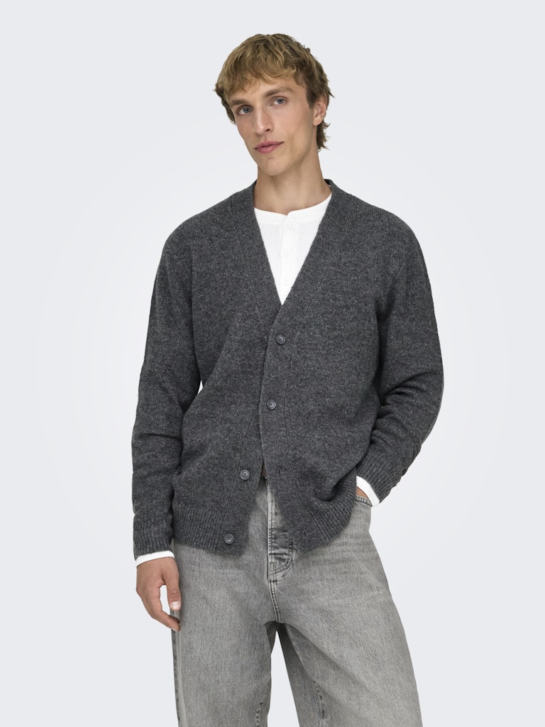ONLY&SONS_22035026 ONLY &SONS Onsray reg ls Cardigan Knit frml - Image 1
