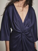 Μάξι Κρουαζέ Σατέν Φόρεμα - Image 2