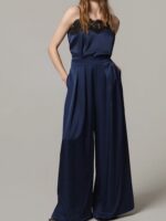 Σατέν Παντελόνα Με Πιέτες