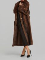 Μακρύ Faux Γούνινο Παλτό - Image 2