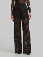 Ψηλόμεσο Παντελόνι Από Απλικέ Δαντέλα - Image 2