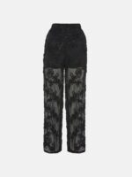 Ψηλόμεσο Παντελόνι Από Απλικέ Δαντέλα - Image 3