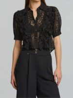 Κροπ Πουκάμισο Από Δαντέλα Με Βολάν - Image 2