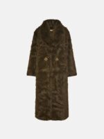 Μακρύ Παλτό Με Όψη Γούνας - Image 5