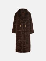 Μακρύ Παλτό Με Όψη Γούνας - Image 4