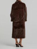 Μακρύ Παλτό Με Όψη Γούνας - Image 5