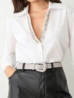 V Πουκάμισο Με Στρας