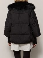 Puffer Μπουφάν Με Συνθετική Γούνα - Image 3