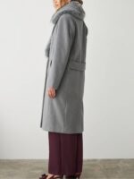 Μακρύ Παλτό Με Γούνινο Γιακά - Image 5