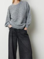 Oversized Πουλόβερ Με Στρας