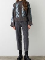 Πουλόβερ Με Χοντή Πλέξη Και Παγιέτες