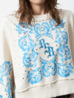 Φούτερ Με Τύπωμα Και Στρας - Image 2