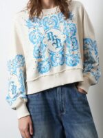 Φούτερ Με Τύπωμα Και Στρας