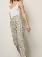 Mandy Straight Leg Αnimal Ρrint Τζιν - Image 3