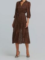 Μάξι Σεμιζιέ Φόρεμα Από Δαντέλα - Image 2