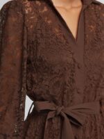 Μάξι Σεμιζιέ Φόρεμα Από Δαντέλα - Image 5