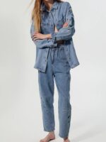 Alice Βarrel Τζιν Με Κέντημα