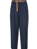 Ριγέ Παντελόνι Με Ζώνη Και Αλυσίδα - Image 4