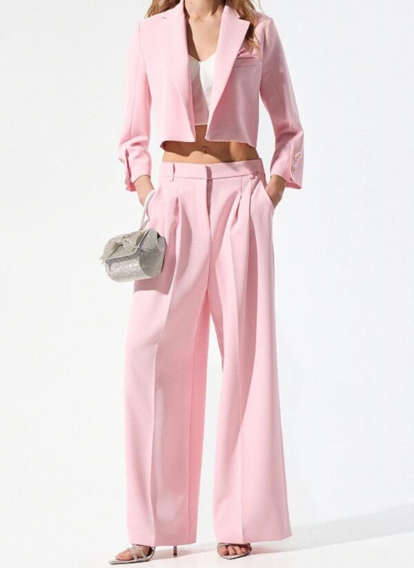 Κρεπ Παντελόνι Με Πιέτες